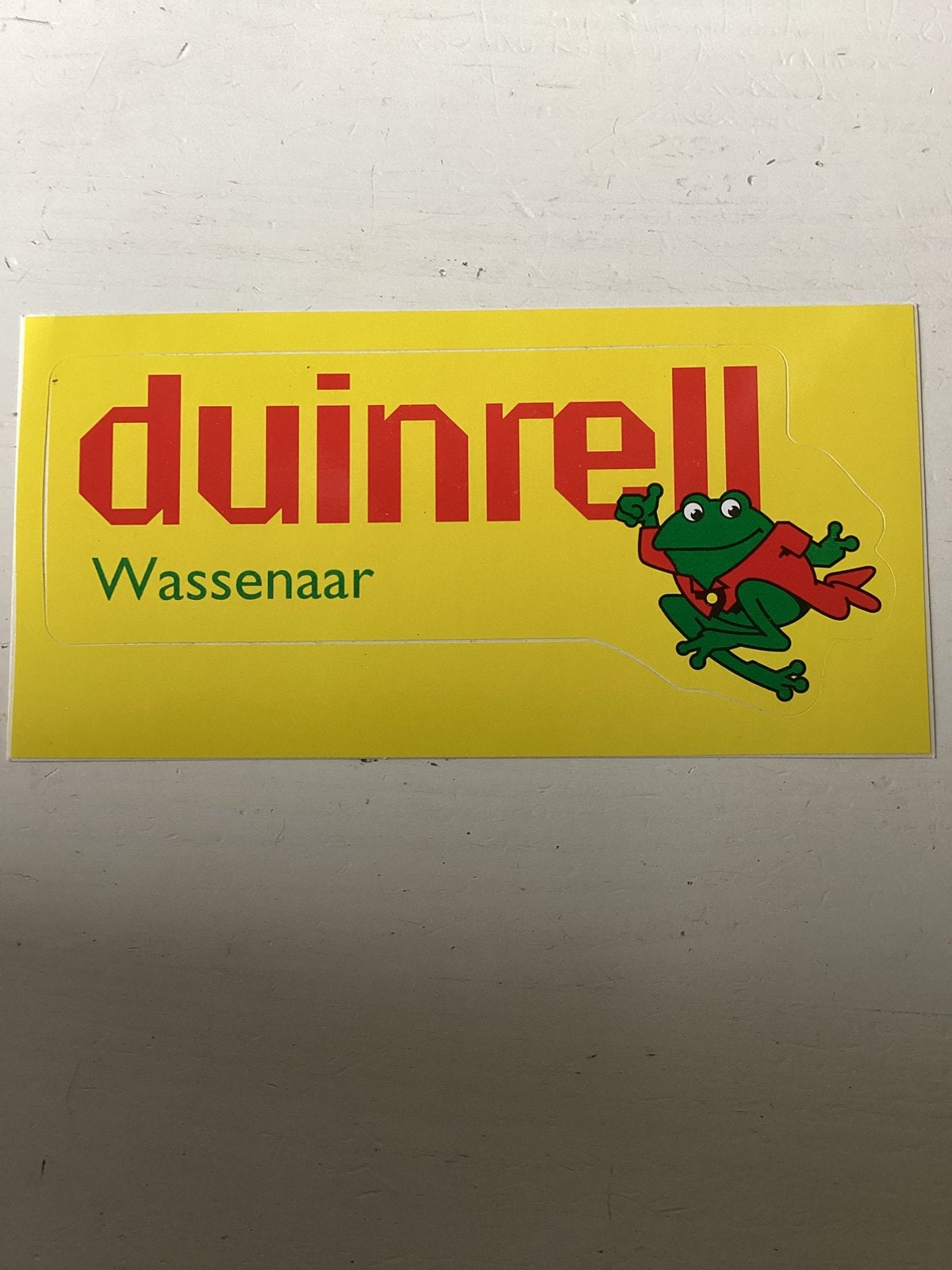 Sticker Duinrell Wassenaar, Verzamelen, Verzenden, Zo goed als nieuw