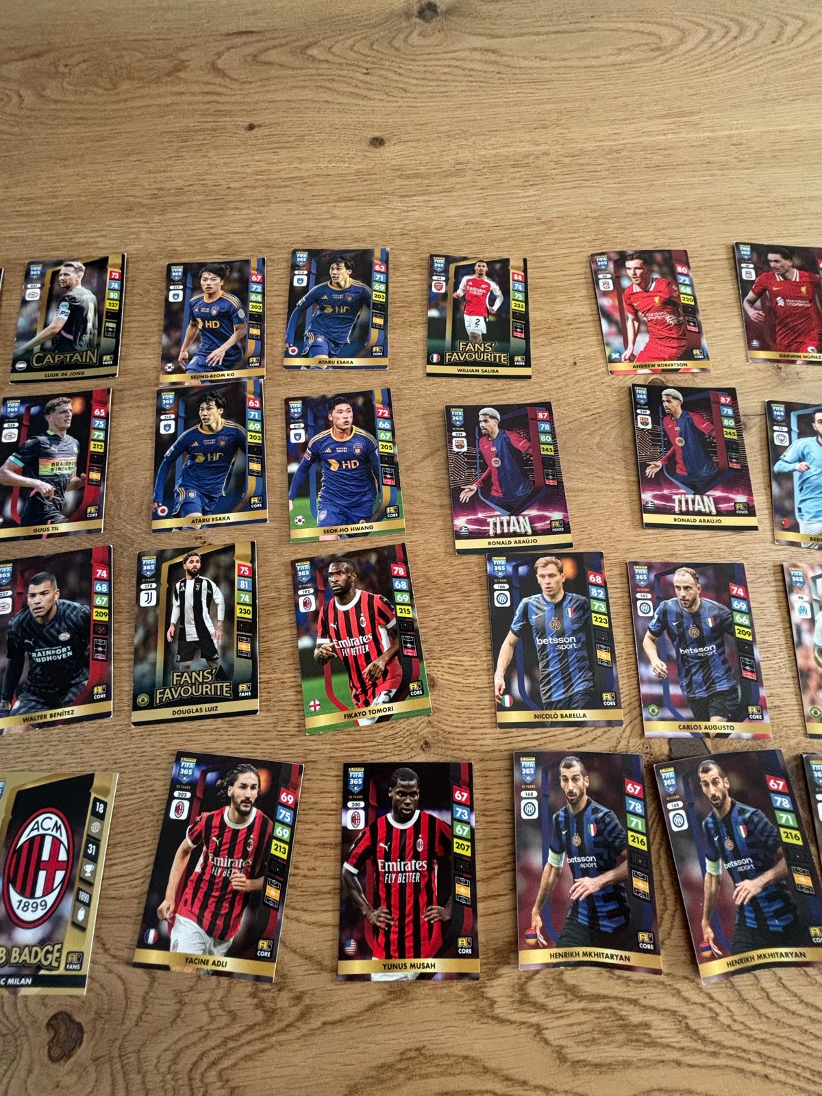 Voetbalplaatjes Panini FIFA 365 Adrenalyn XL 2024/2025, Ophalen of Verzenden, Zo goed als nieuw, Buitenlandse clubs, Poster, Plaatje of Sticker