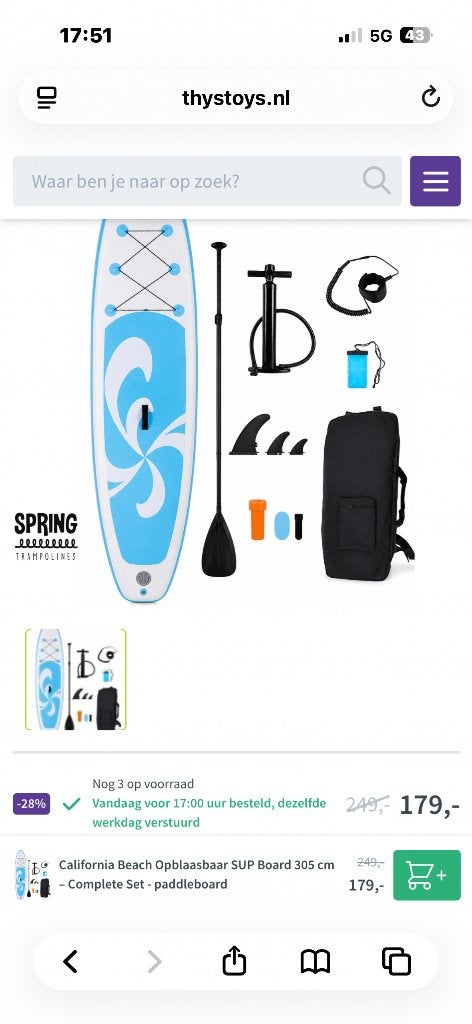 Sup, Ophalen, Nieuw, SUP-boards