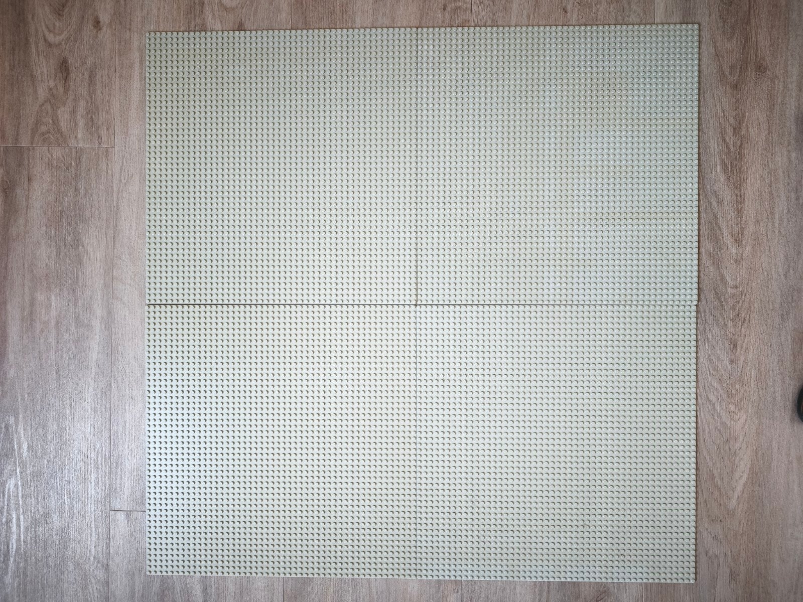 4 Lego bouwplaten grondplaten grijs 48x48, Ophalen of Verzenden, Gebruikt, Grondplaat, Lego