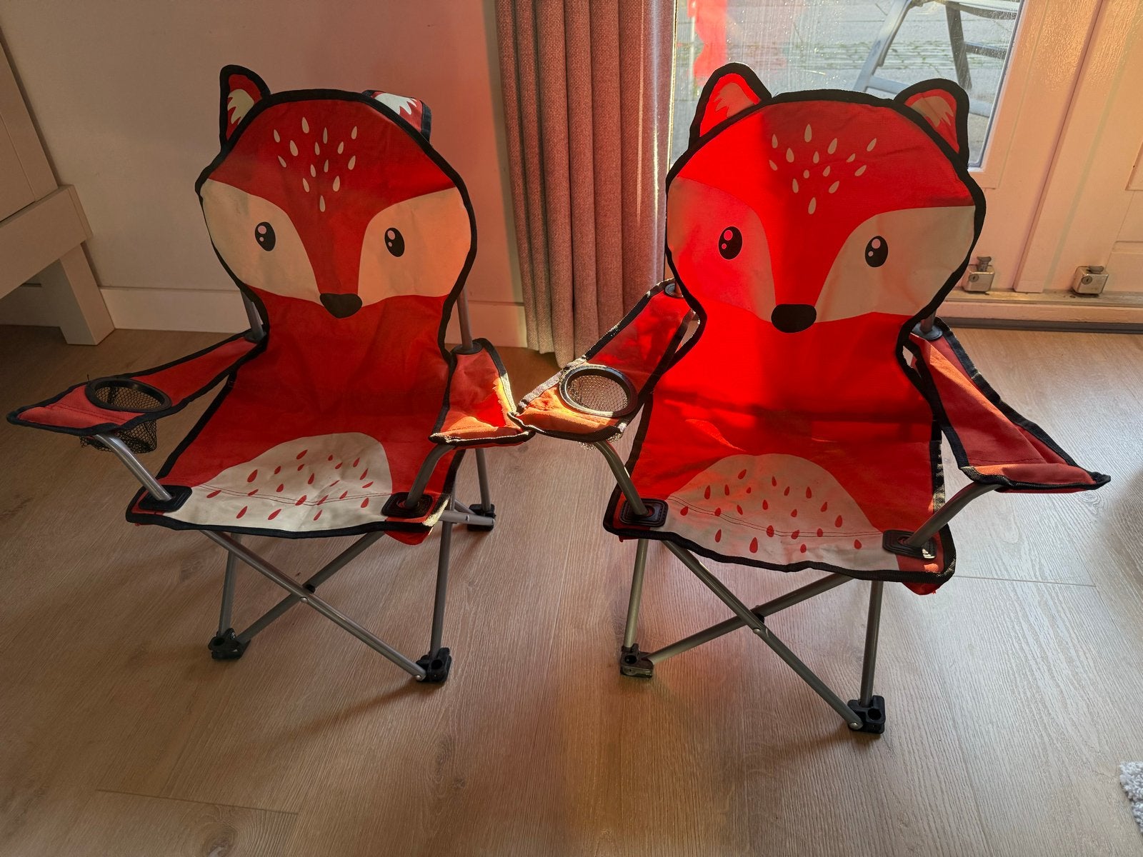 2x Kinderstoel campingstoel vos opvouwbaar Rocktrail, Caravans en Kamperen, Kampeeraccessoires, Ophalen, Gebruikt