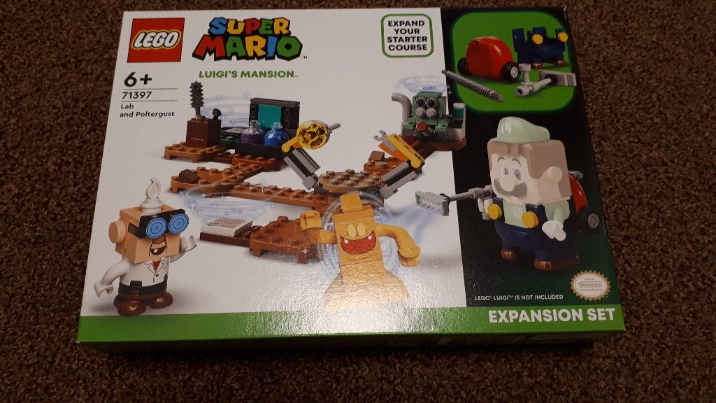 Super Mario 71397 Luigi's Mansion Lab en Poltergust MISB, Overige thema's, Lego, Nieuw, Complete set