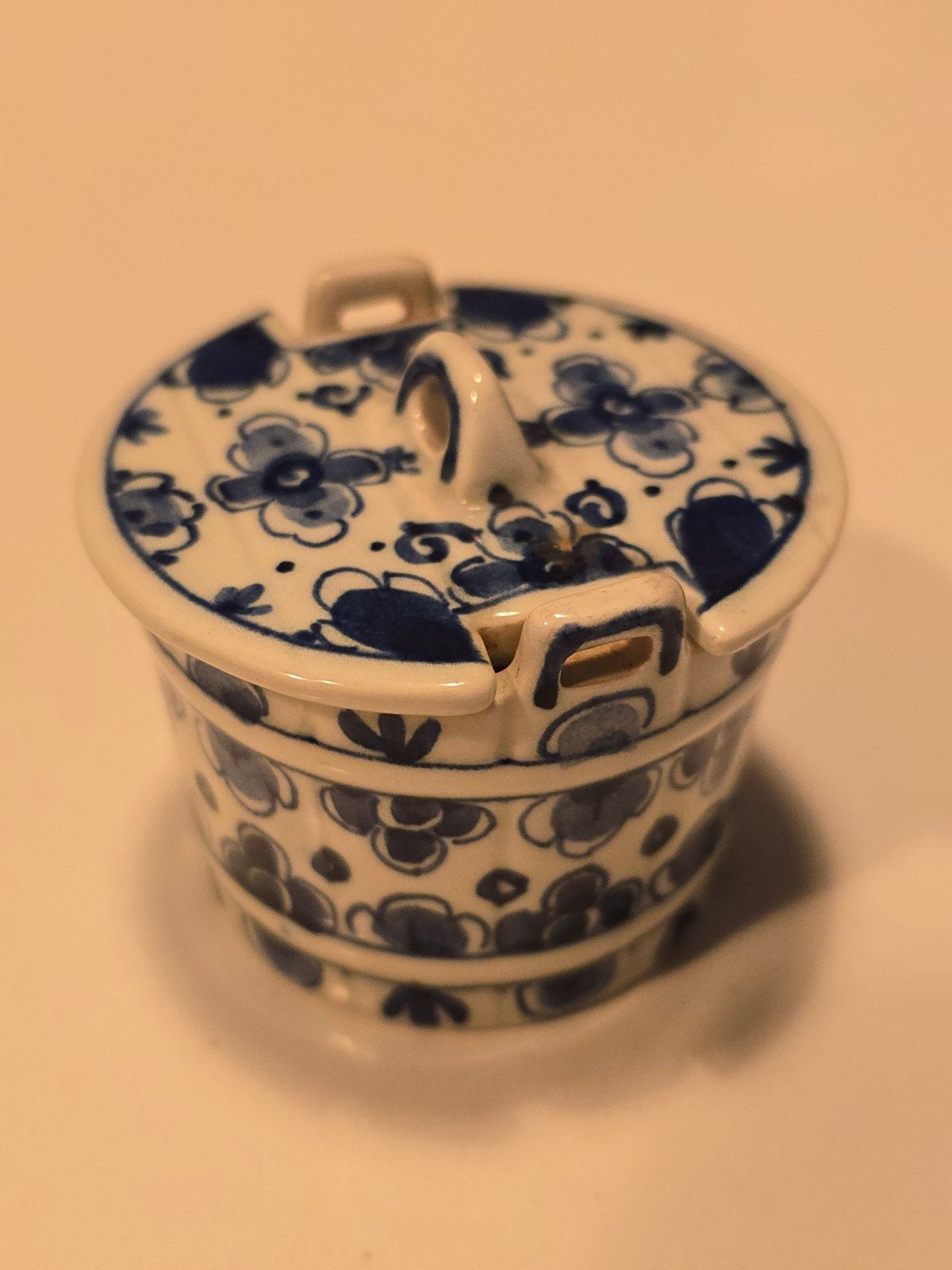 Antiek Delfts blauw sieradendoosje / snuisterijen doosje €20, Ophalen of Verzenden