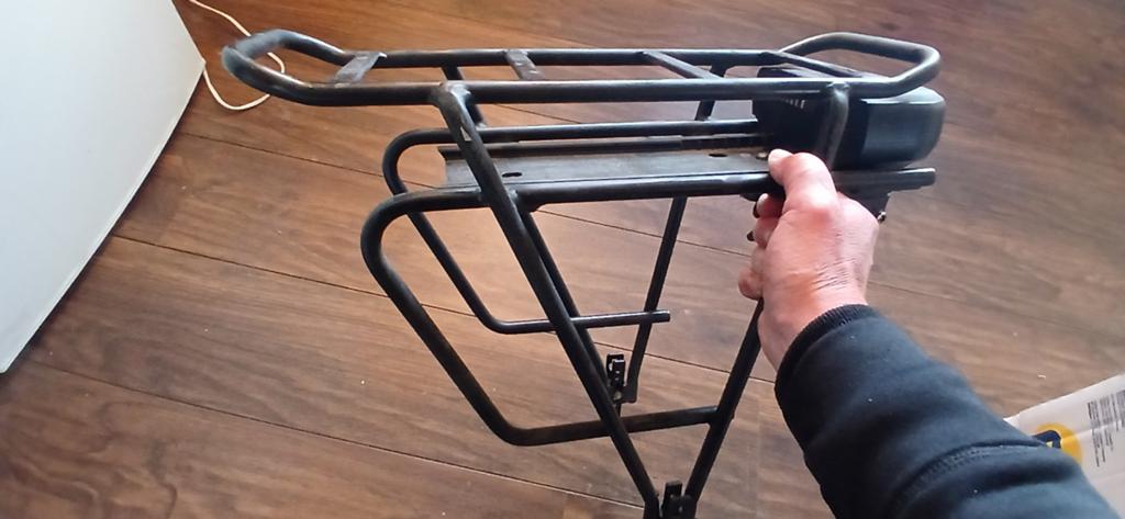 Vogue E-bike bagagedrager zwart, Verzenden, Gebruikt