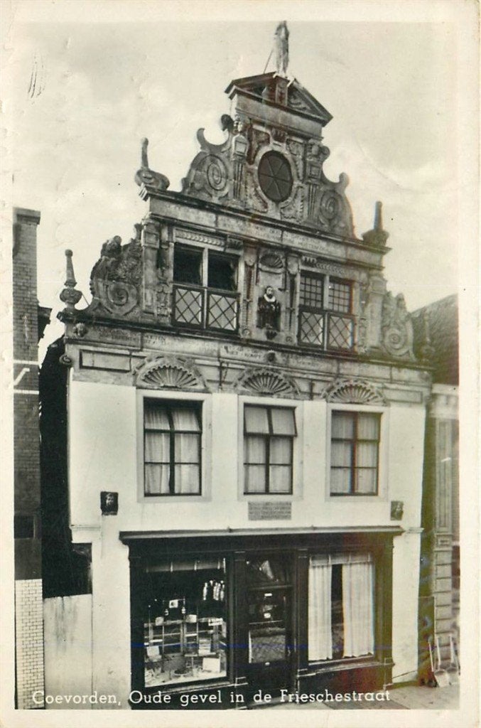 701-203-037 Coevorden Frieschestraat, Verzamelen, Ansichtkaarten | Nederland, Verzenden, Voor 1920, Drenthe