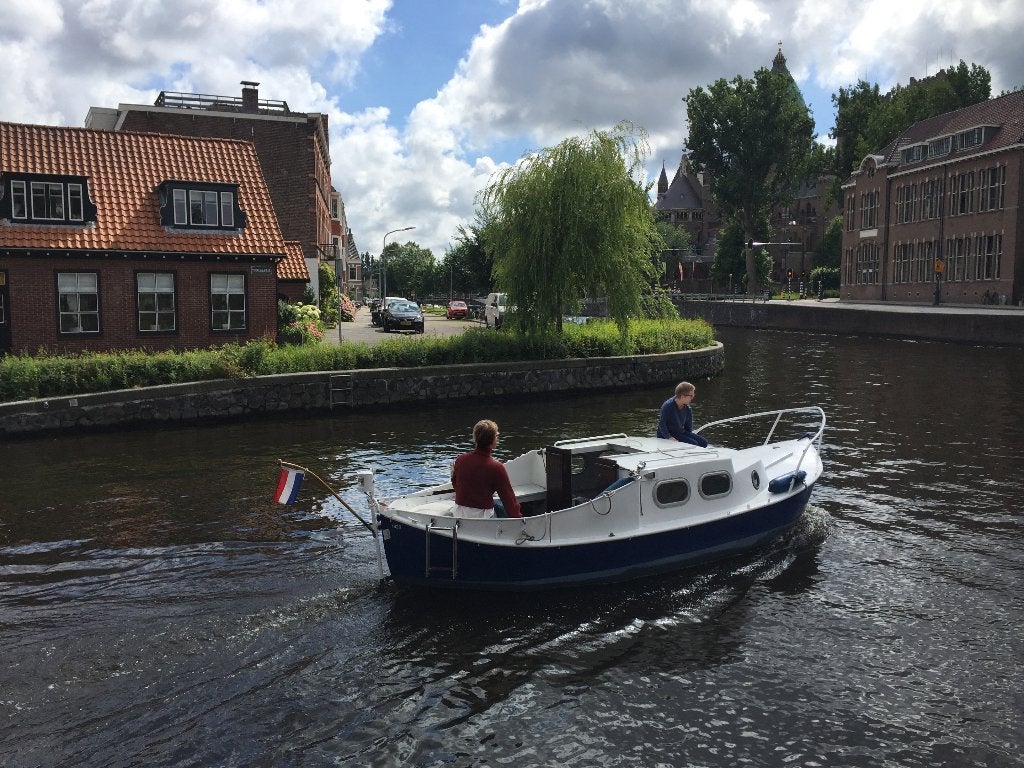 Bootje staal met kajuit, 6 meter, Ophalen, Gebruikt, Overige typen, Motorboot