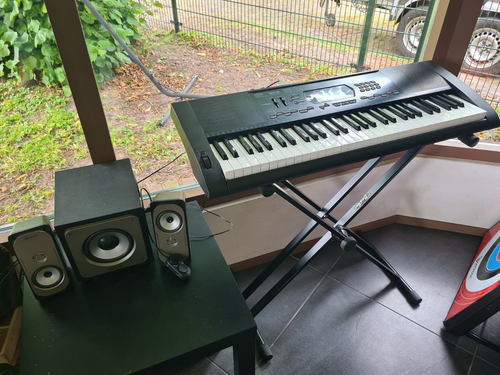 Casio CTK-3000 Keyboard met standaard en speakers, Ophalen, Casio, 61 toetsen, Zo goed als nieuw