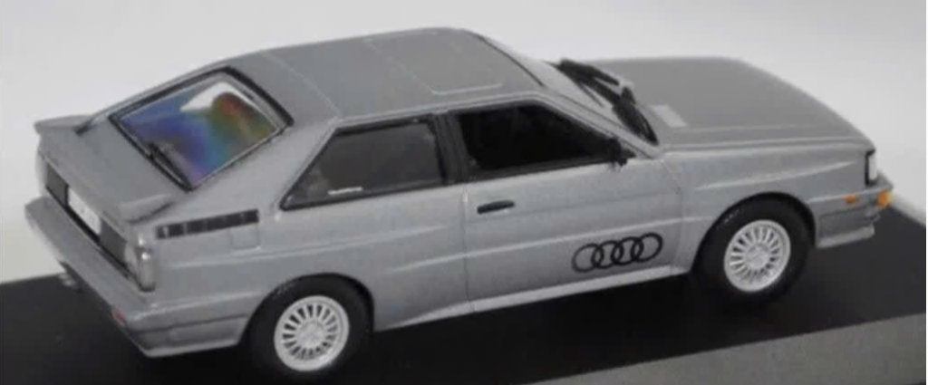 AUDI QUATTRO 1986 ZILVER SCHAAL 1/43 NOREV ref. 830031, Hobby en Vrije tijd, Modelauto's | 1:43, Ophalen of Verzenden, Nieuw, Auto