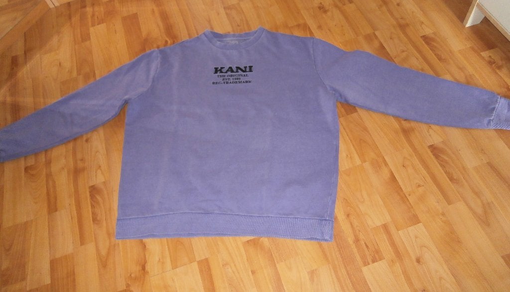 Mooi Karl Kani sweatshirt XL washed look paars origineel igs, Paars, Maat 56/58 (XL), Ophalen of Verzenden, Zo goed als nieuw