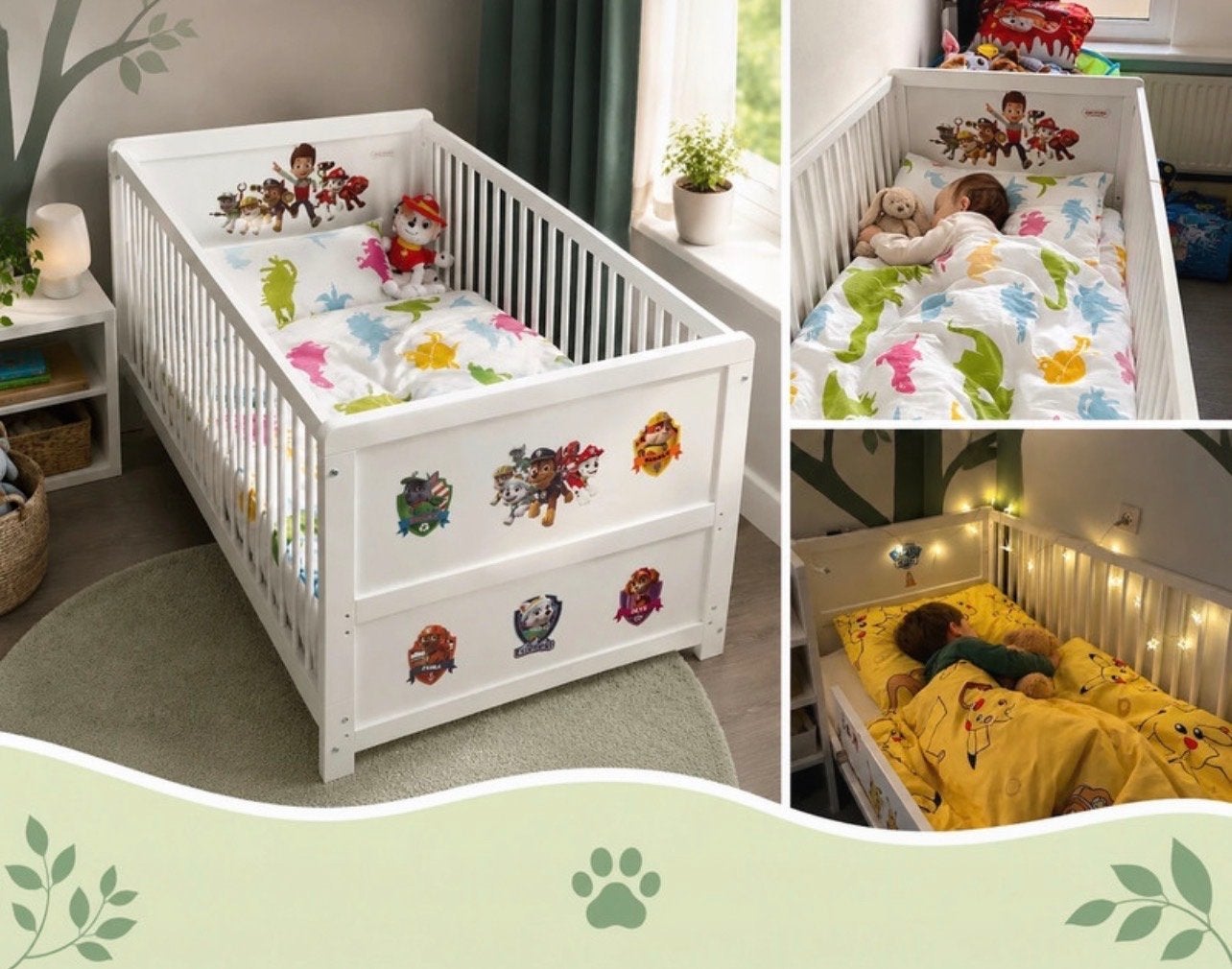 Baby- en peuterbed 140 cm - Paw Patrol design, Ophalen of Verzenden, Gebruikt, Ledikant
