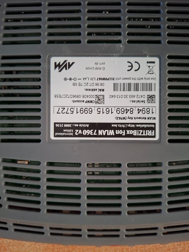 router Fritzbox te koop, Ophalen of Verzenden, Gebruikt, Fritz!box