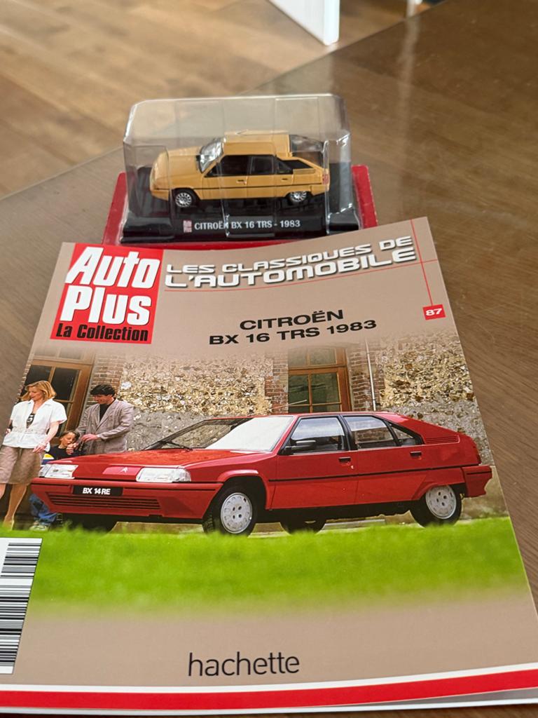 Citroën BX 16 TRS 1983 modelauto met tijdschrift, Ophalen of Verzenden, Nieuw, Auto, Overige merken