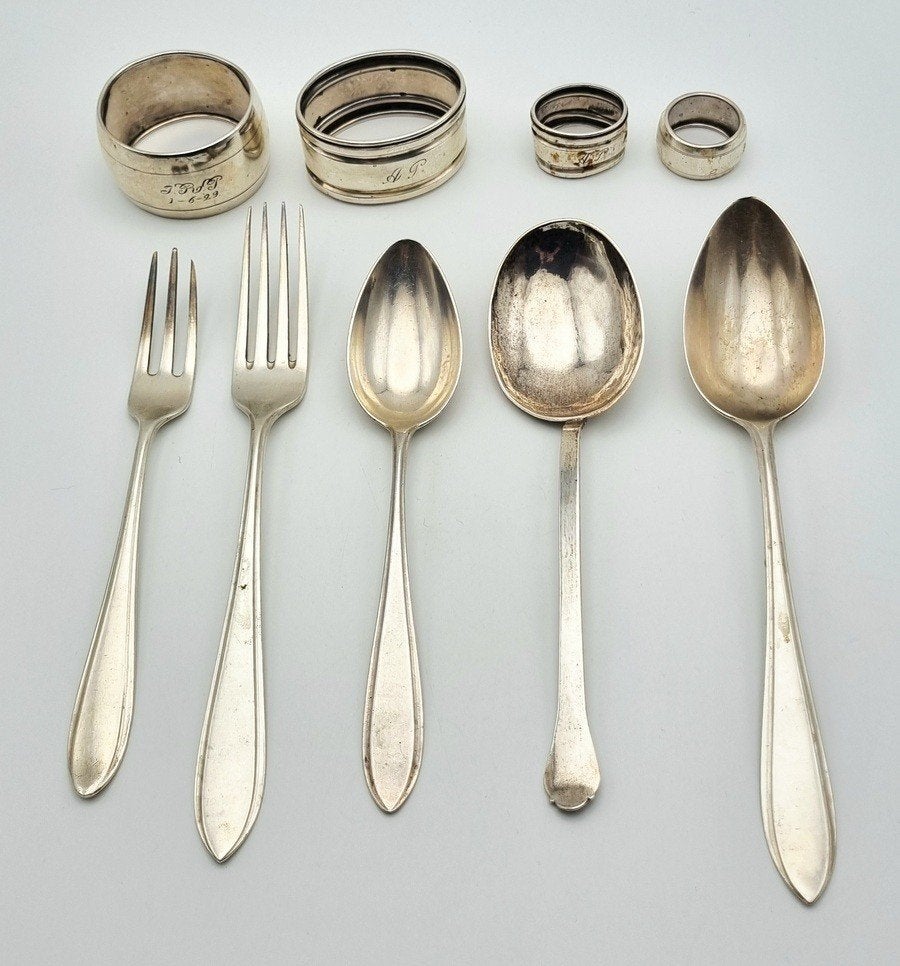 550. Lot zilver, 19e–20e eeuw, Ophalen