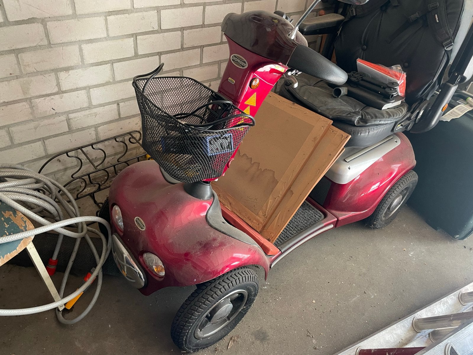 Scootmobiel 4 wieler op accu, Ophalen