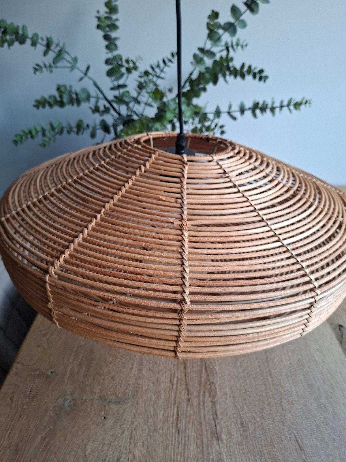 Hanglamp rotan Boho lamp naturel rattan Ibiza style, Ophalen, Natuurlijk materiaal, Bohemian Ibiza Boho, Nieuw