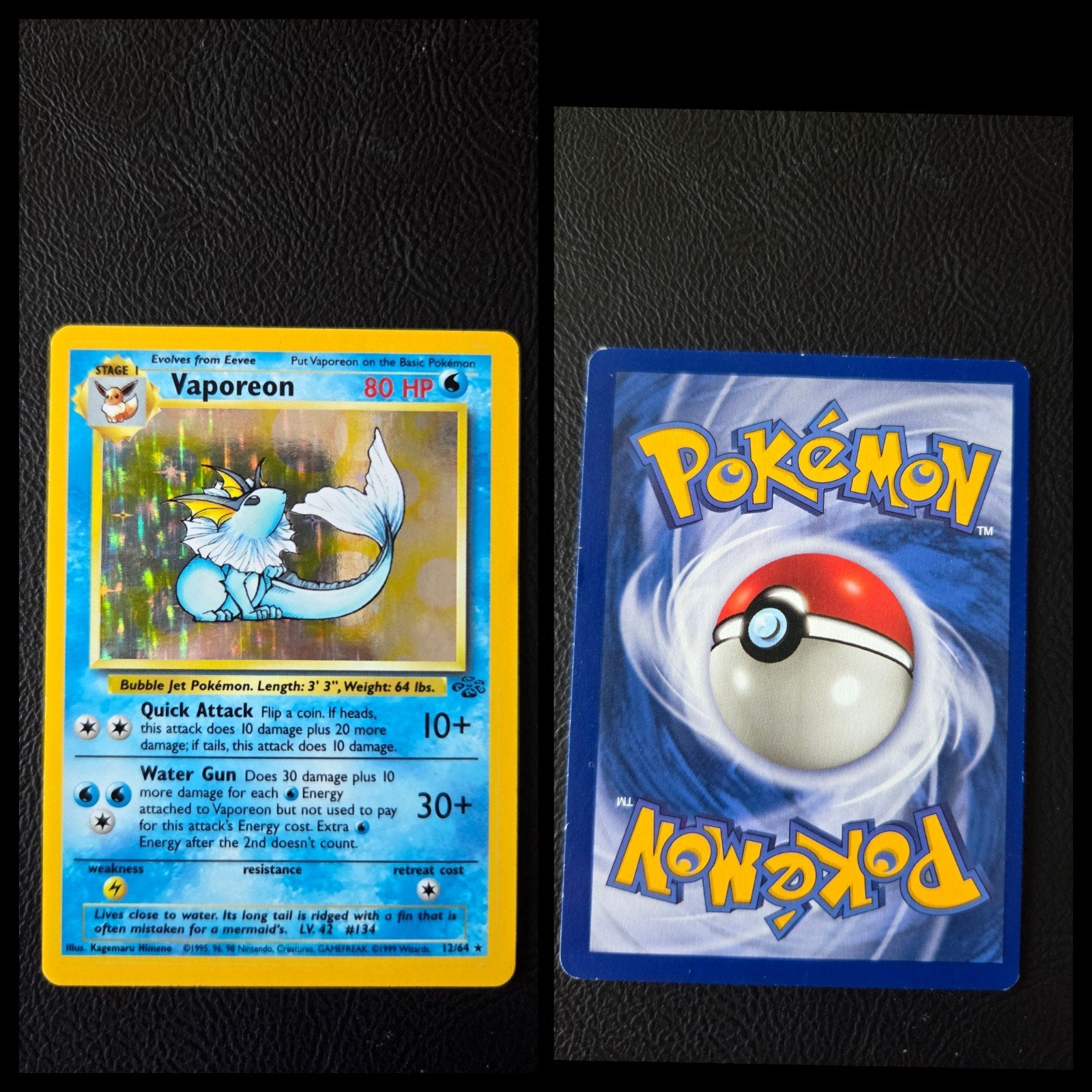 Vaporeon  Jungle (exc/GD+), Ophalen of Verzenden, Zo goed als nieuw