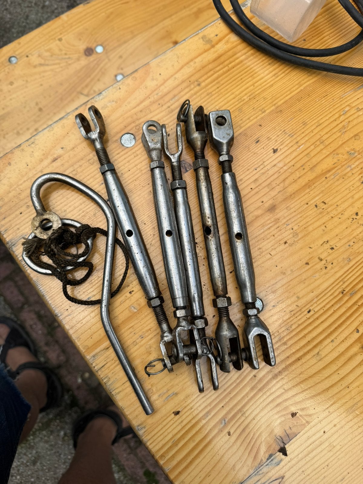 Spanners verstaging RVS, Watersport en Boten, Ophalen, Motor en Techniek