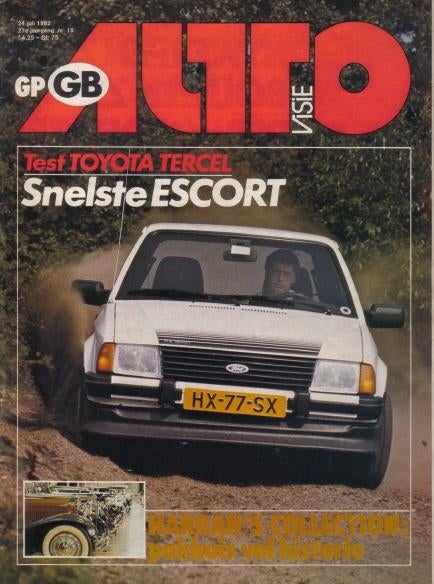 Autovisie 15 1982 : Ford Escort RS 1600i - Apal Speedster, Ophalen of Verzenden, Gelezen, Algemeen