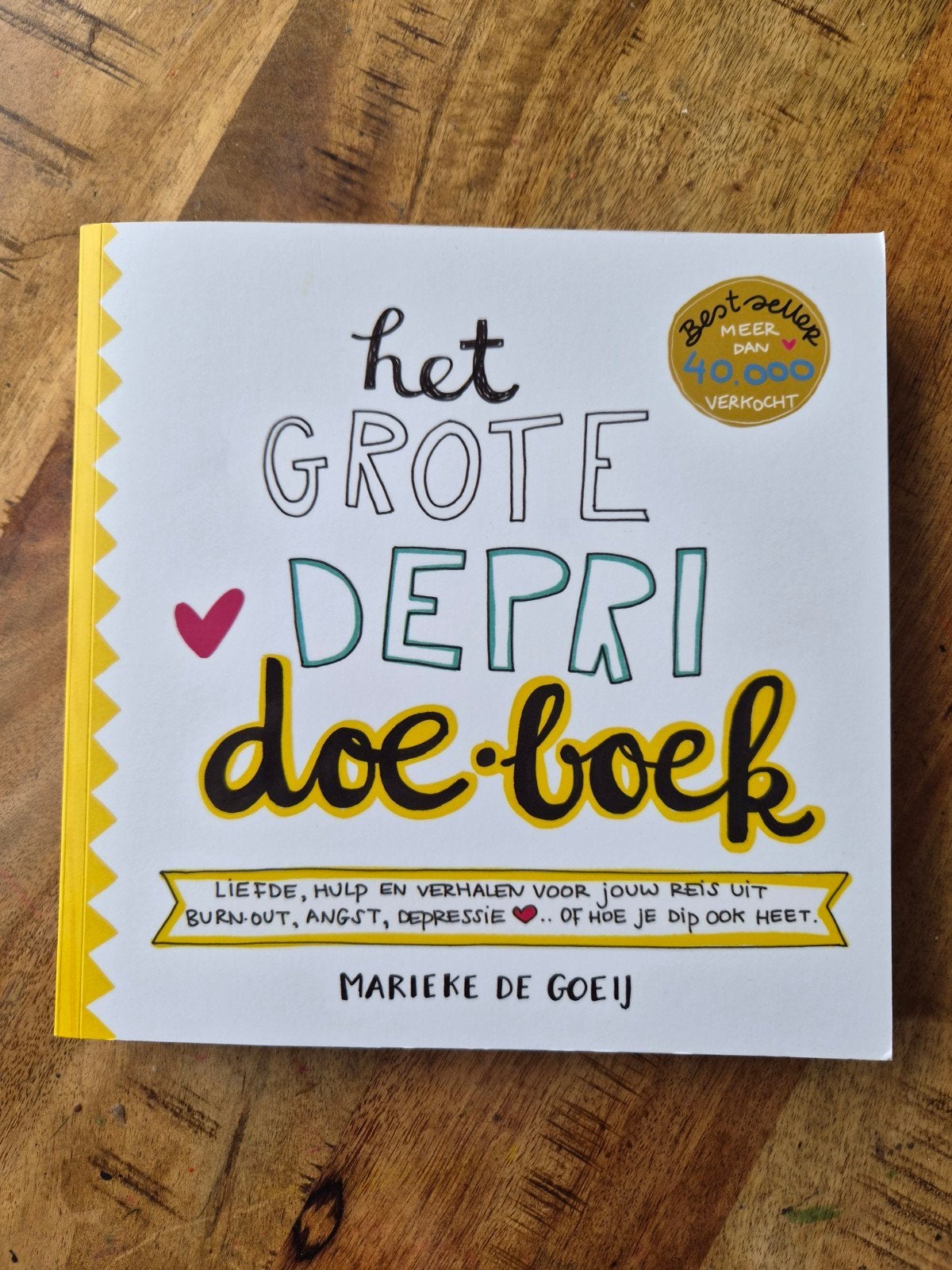 Het Grote Depri Doe-Boek - Marieke de Goeij, Ophalen of Verzenden, Zo goed als nieuw, Marieke de Goeij