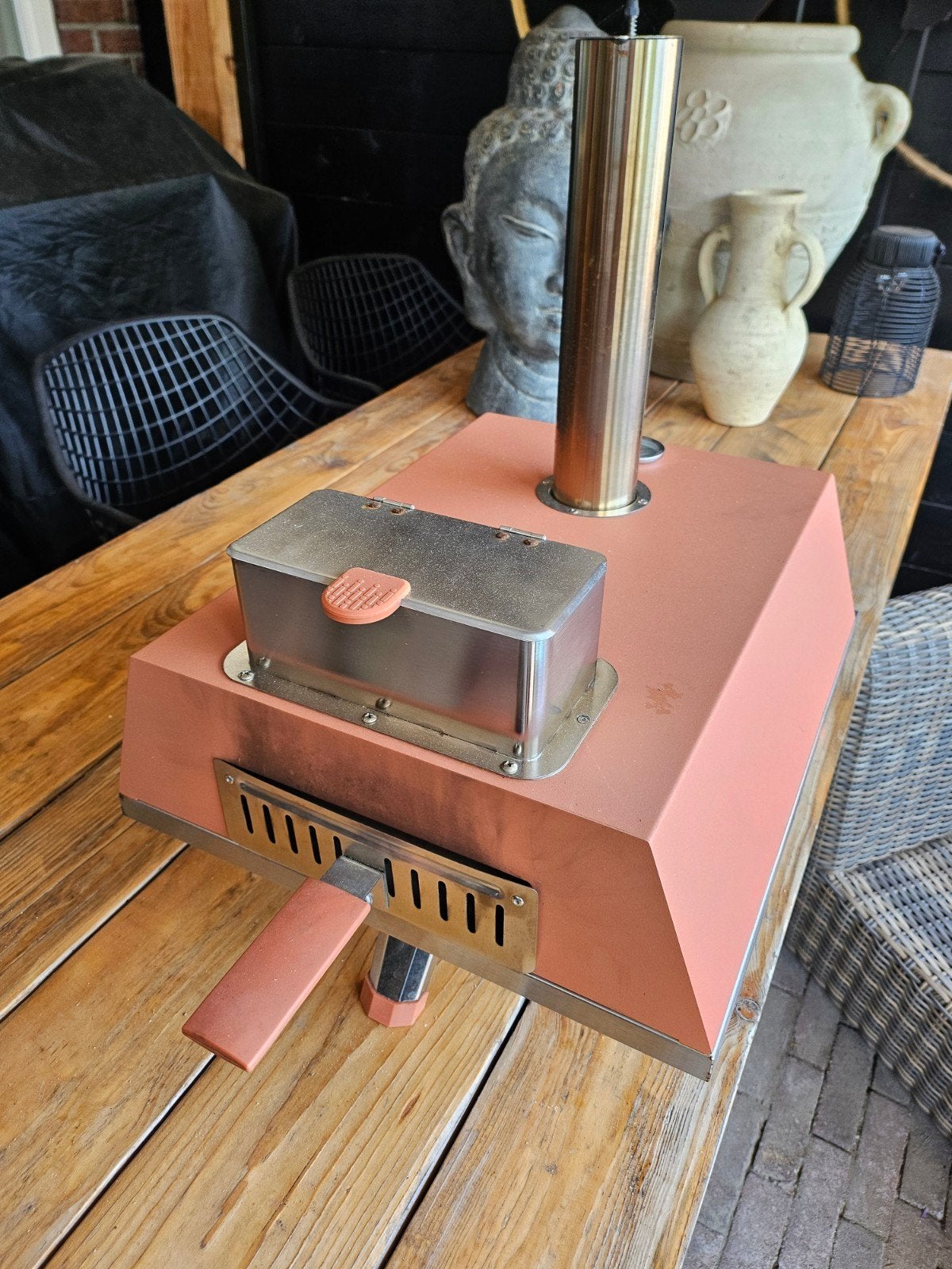 Pizzaoven op pellets, Tuin en Terras, Pizzaovens, Gebruikt, Ophalen