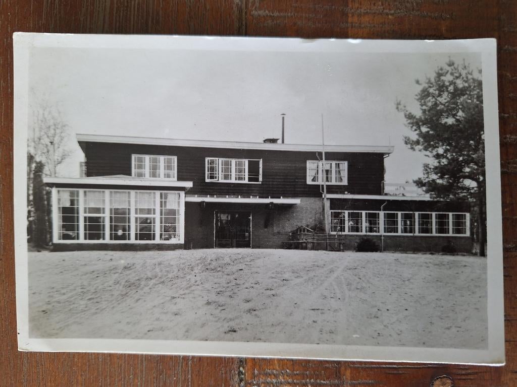 Fotokaart Oldebroek - Jeugdherberg "N.B.A.S. Bondshuis" 1949, Ophalen of Verzenden, 1940 tot 1960, Ongelopen, Gelderland