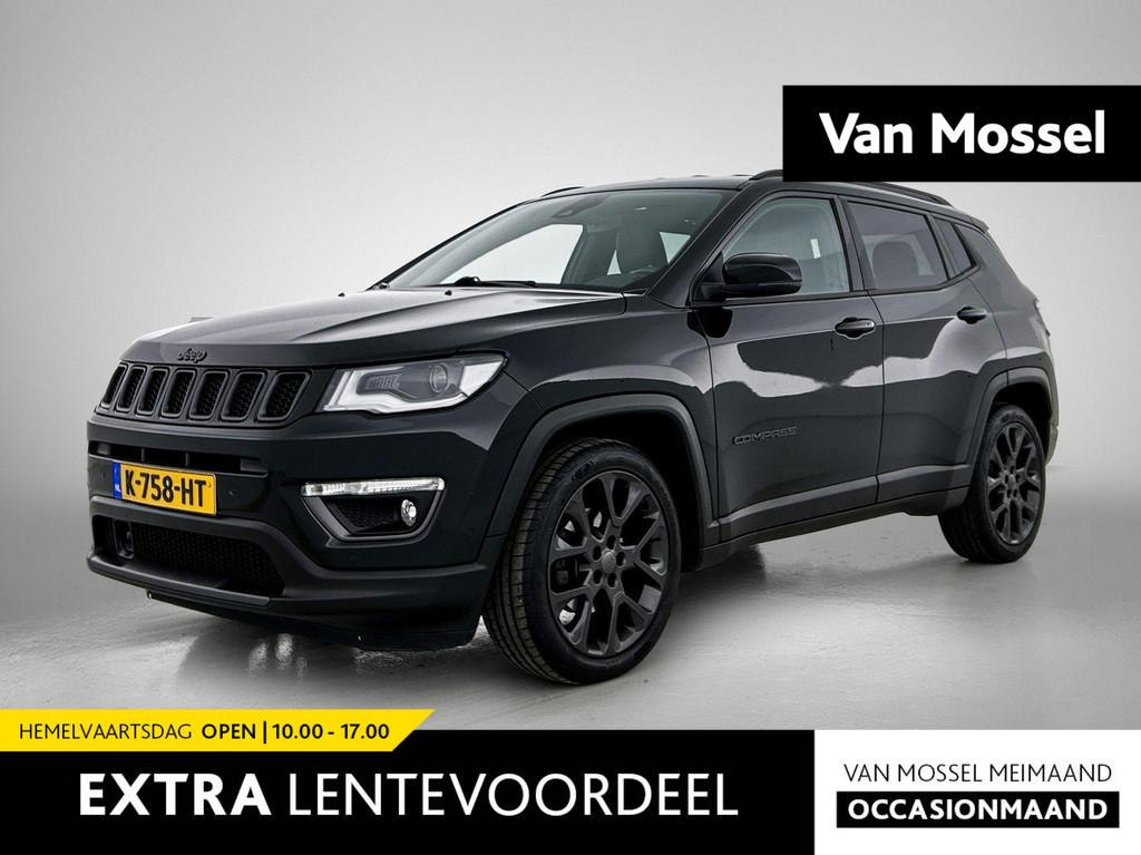 Jeep Compass 1.3T S | Camera | Navigatie | 19" Lichtmetalen, Auto's, Jeep, 12 maanden, Euro 6, 4 cilinders, Zwart