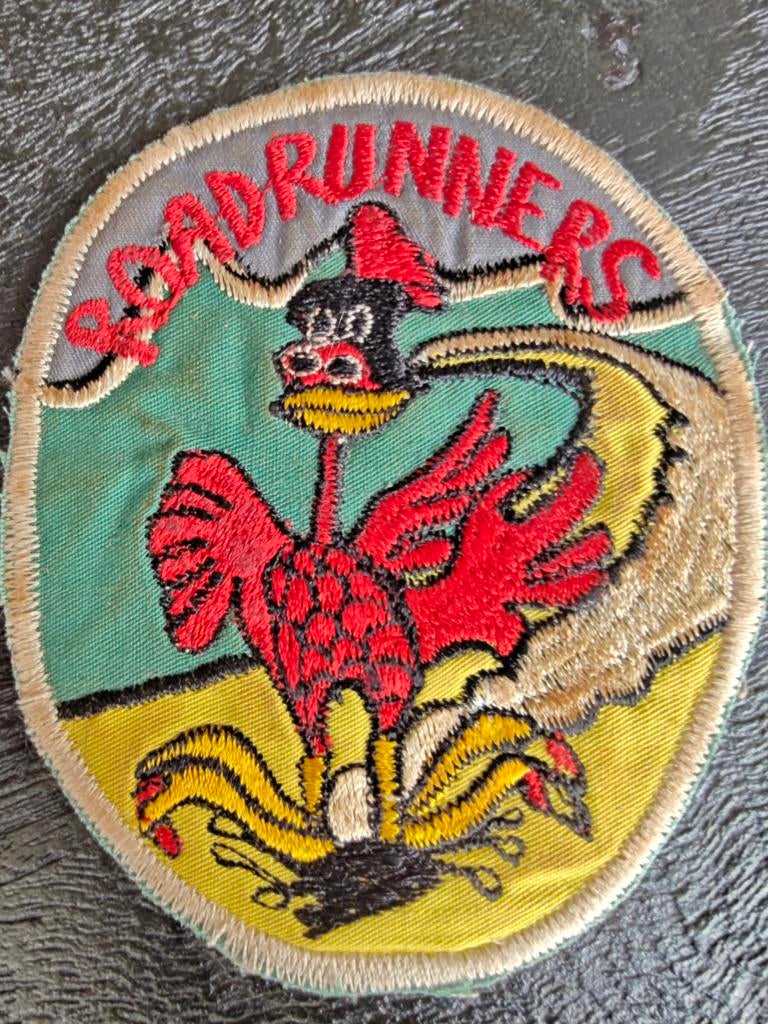 Patch Roadrunners VF 102 Vietnam periode, Verzamelen, Ophalen of Verzenden, Landmacht, Nederland, Embleem of Badge