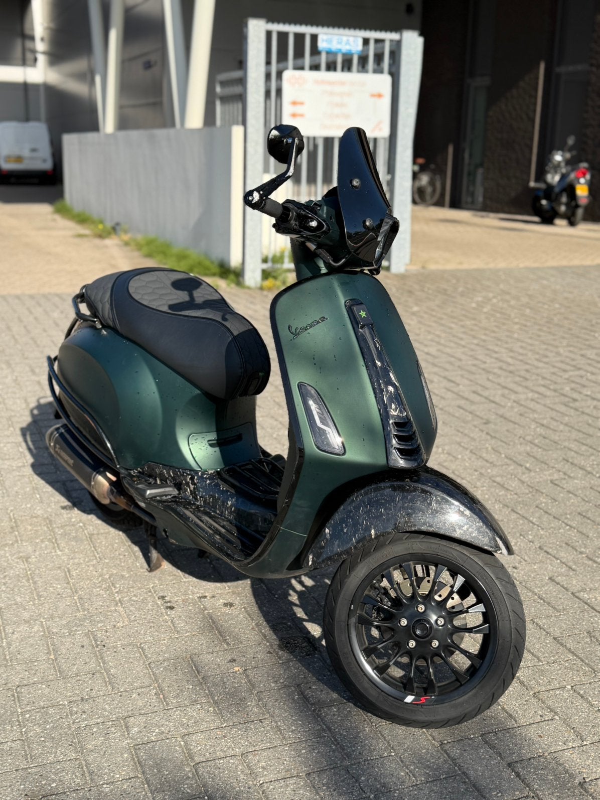 Vespa Sprint 2022 Full Option Cobra green, Ophalen, Overige modellen, Zo goed als nieuw, Benzine