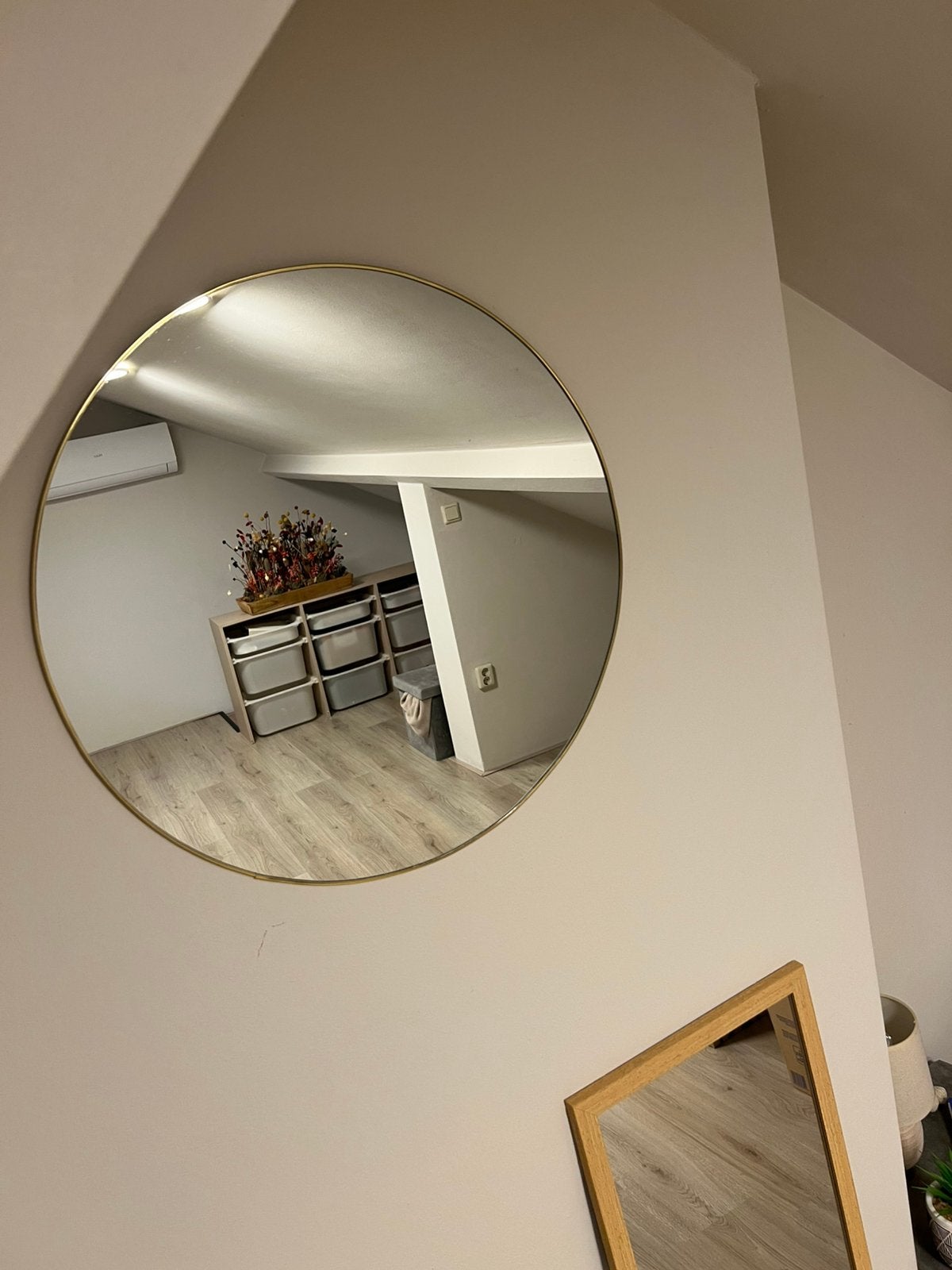 Spiegels, Ophalen, Rond, Zo goed als nieuw, Minder dan 100 cm