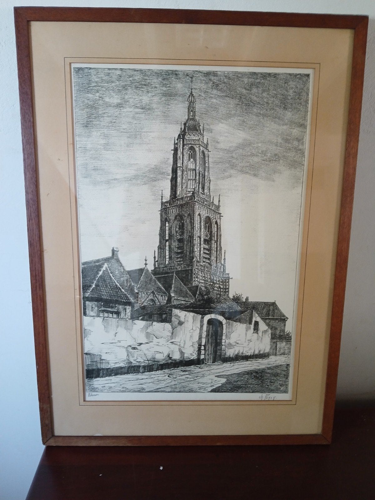 pentekening uit Rhenen, Ophalen