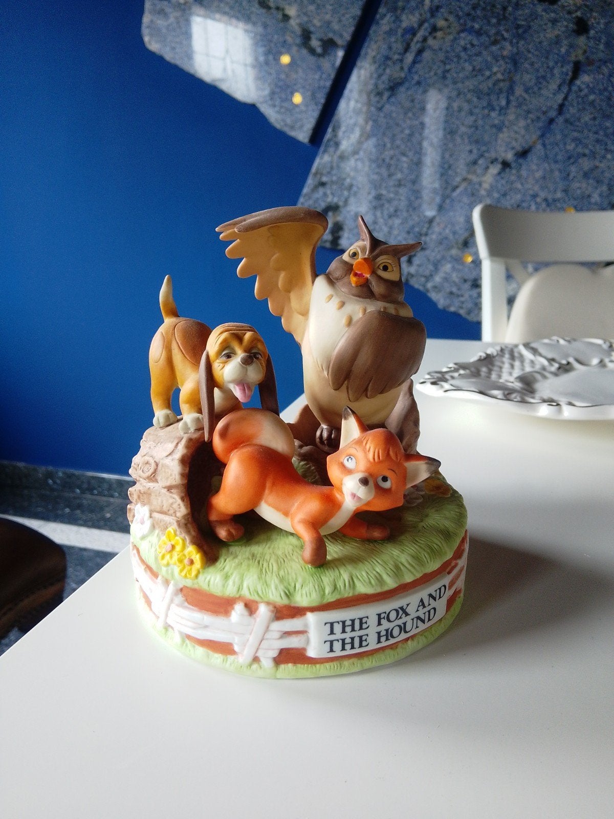 Disney Frank & Frey muziekdoos Musical Memories, Verzamelen, Verzenden, Overige figuren, Zo goed als nieuw, Beeldje of Figuurtje