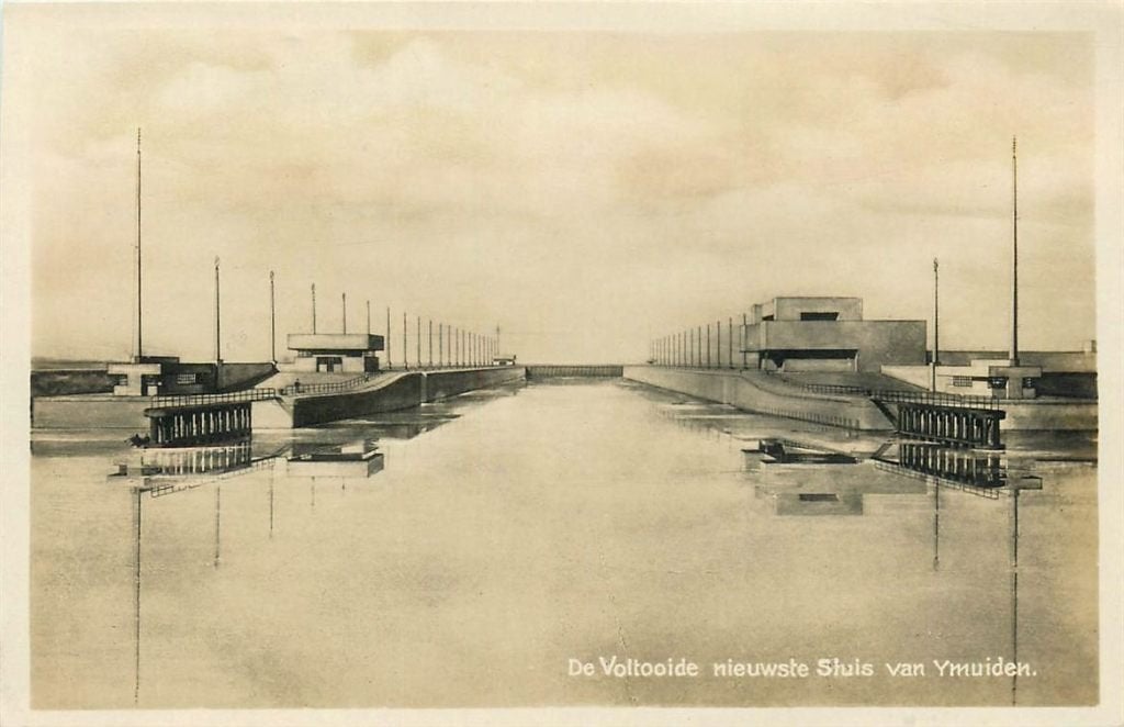 702-015-025 Ijmuiden Nieuwe Sluis, Ophalen of Verzenden, Voor 1920, Noord-Holland
