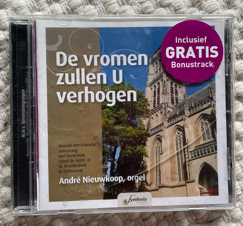 CD: De vromen zullen U verhogen - André Nieuwkoop, Cd's en Dvd's, Ophalen of Verzenden, Zo goed als nieuw, Koren of Klassiek