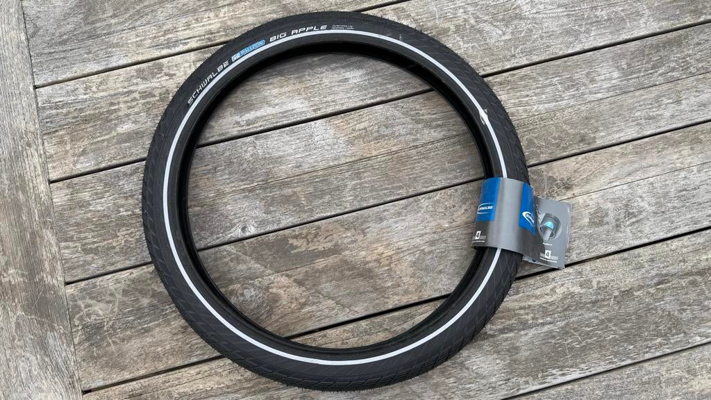 20 inch binnen- en buitenband, Fietsen en Brommers, Fietsonderdelen, Ophalen of Verzenden, Nieuw, Band, Rubber