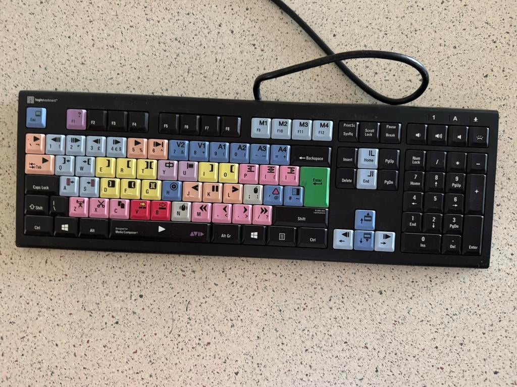 LogicKeyboard Avid Media Composer KB-A2PC, Ophalen of Verzenden, Zo goed als nieuw