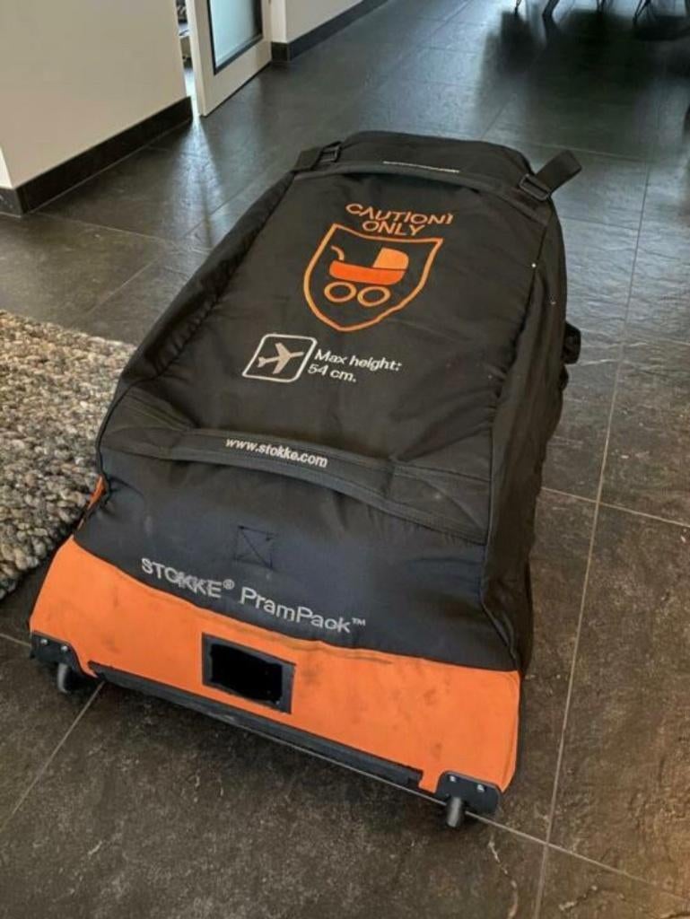 Te huur (€1,50/d): Stokke Prampack reistas kinderwagen, Sieraden, Tassen en Uiterlijk, Tassen | Reistassen en Weekendtassen, Zo goed als nieuw