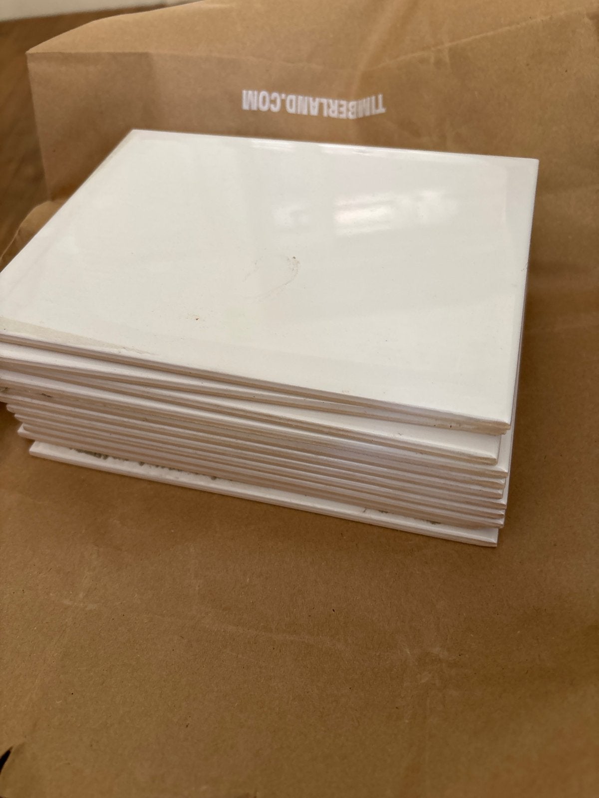 11 Witte Facet Tegels 15x20 cm, Ophalen, Nieuw, Minder dan 20 cm, 20 tot 40 cm