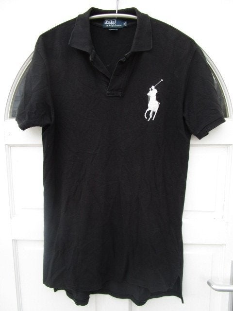 Klassieke zwarte Ralph Lauren polo, maat M, Kleding | Heren, Polo's, Ophalen, Maat 48/50 (M), Zwart, Ralph Lauren