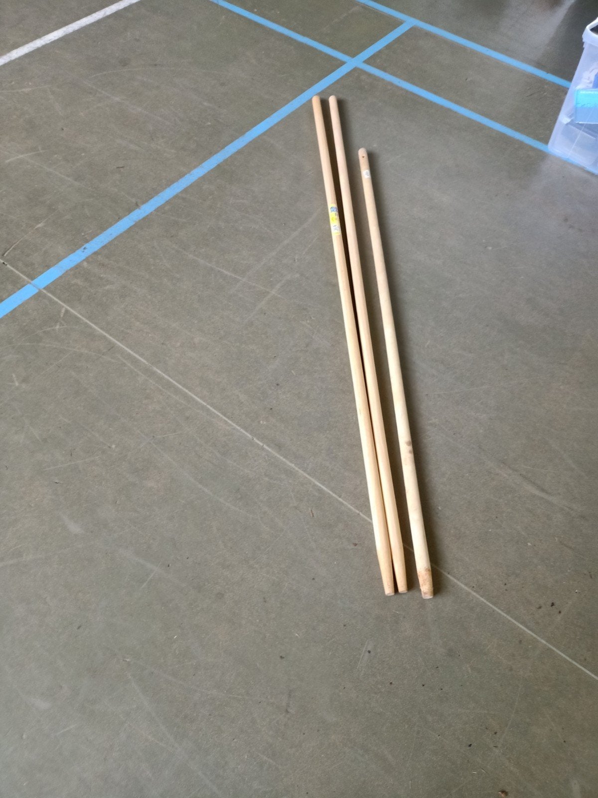 Bezemstelen, hark of schoffel stelen 2x 180cm 1x 150cm, Ophalen