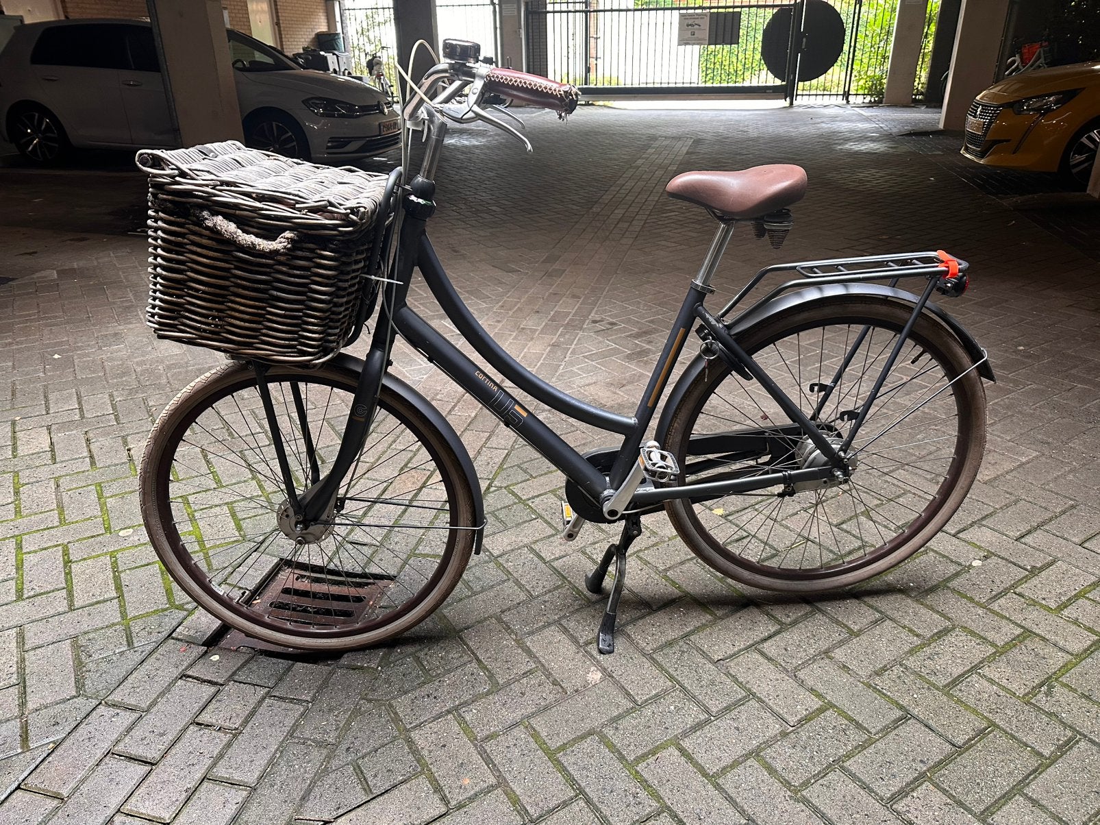 Cortina U5 damesfiets – 7 versnellingen + grote mand, Ophalen, Gebruikt, Versnellingen