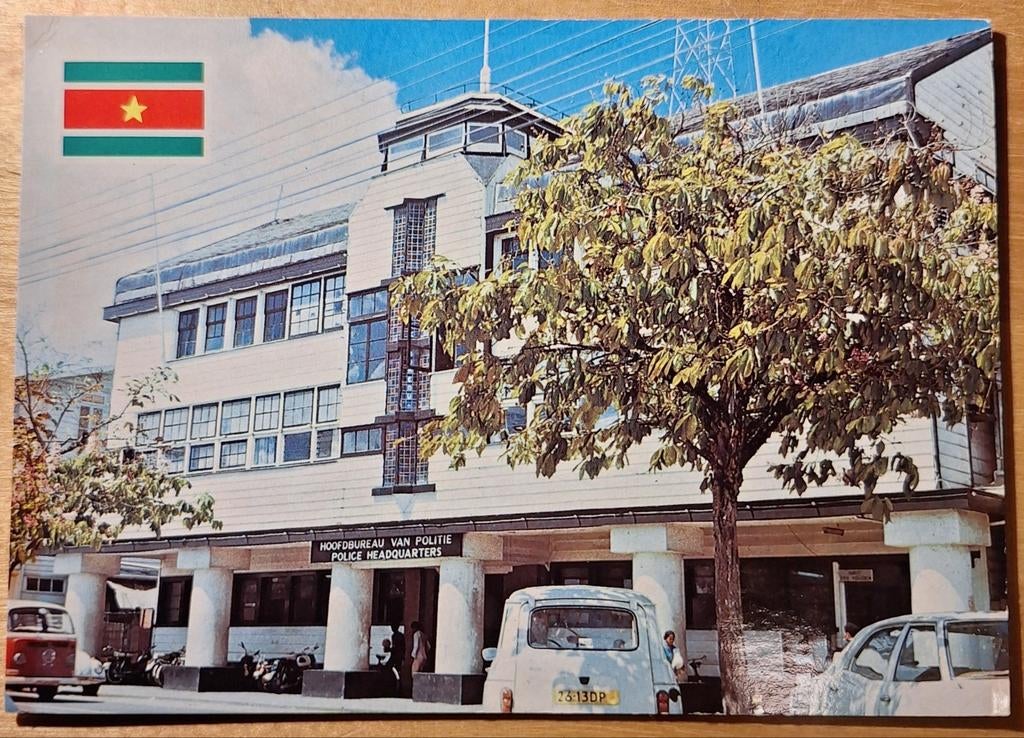 Hoofdbureau van Politie, Waterkant, Paramaribo, Suriname, Verzamelen, Verzenden, Buiten Europa
