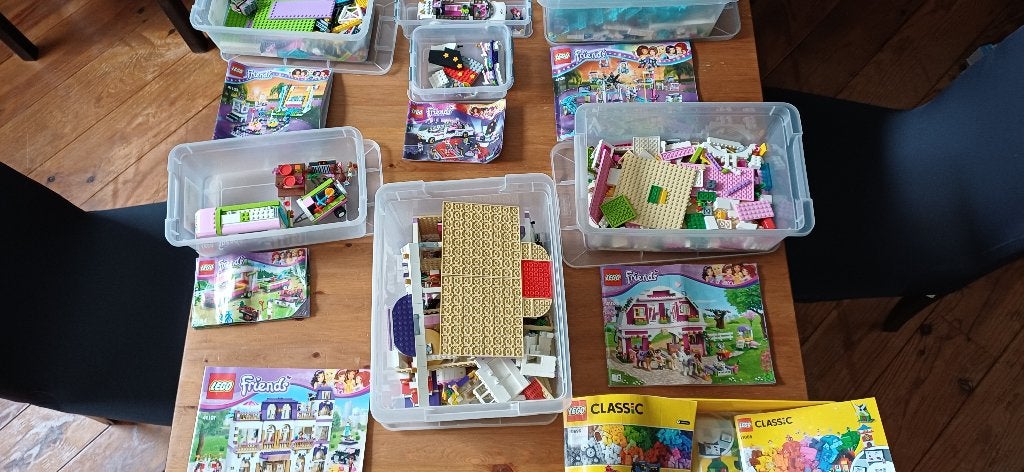Let op er missen soms stukjes : Lego friends en classic, Ophalen, Gebruikt, Lego, Overige typen