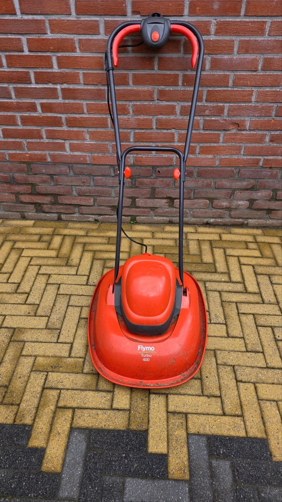 Flymo turbo 400 grasmaaier, Ophalen, Gebruikt, Elektrische grasmaaier, Flymo