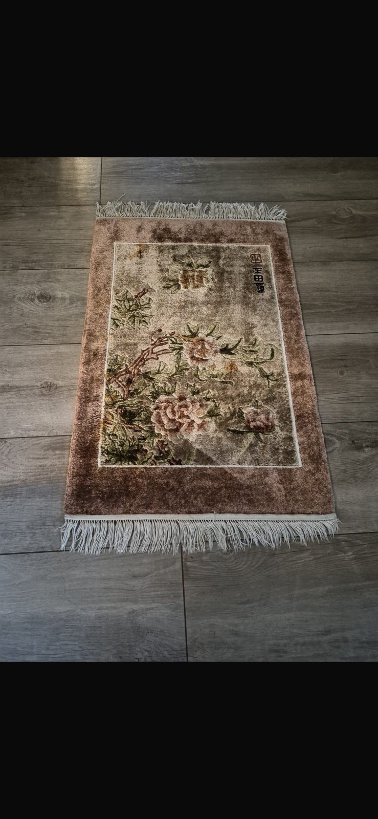 Zijden pers vintage, Overige kleuren, Klassiek, 200 cm of meer, Zo goed als nieuw