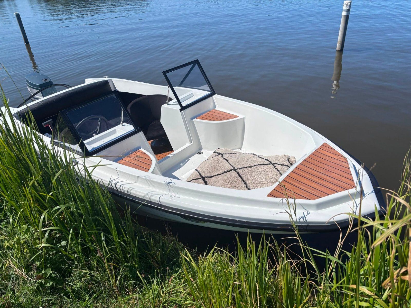 leuke boot met 50pk yamaha, Ophalen, Gebruikt, Elektrische start, 80 pk