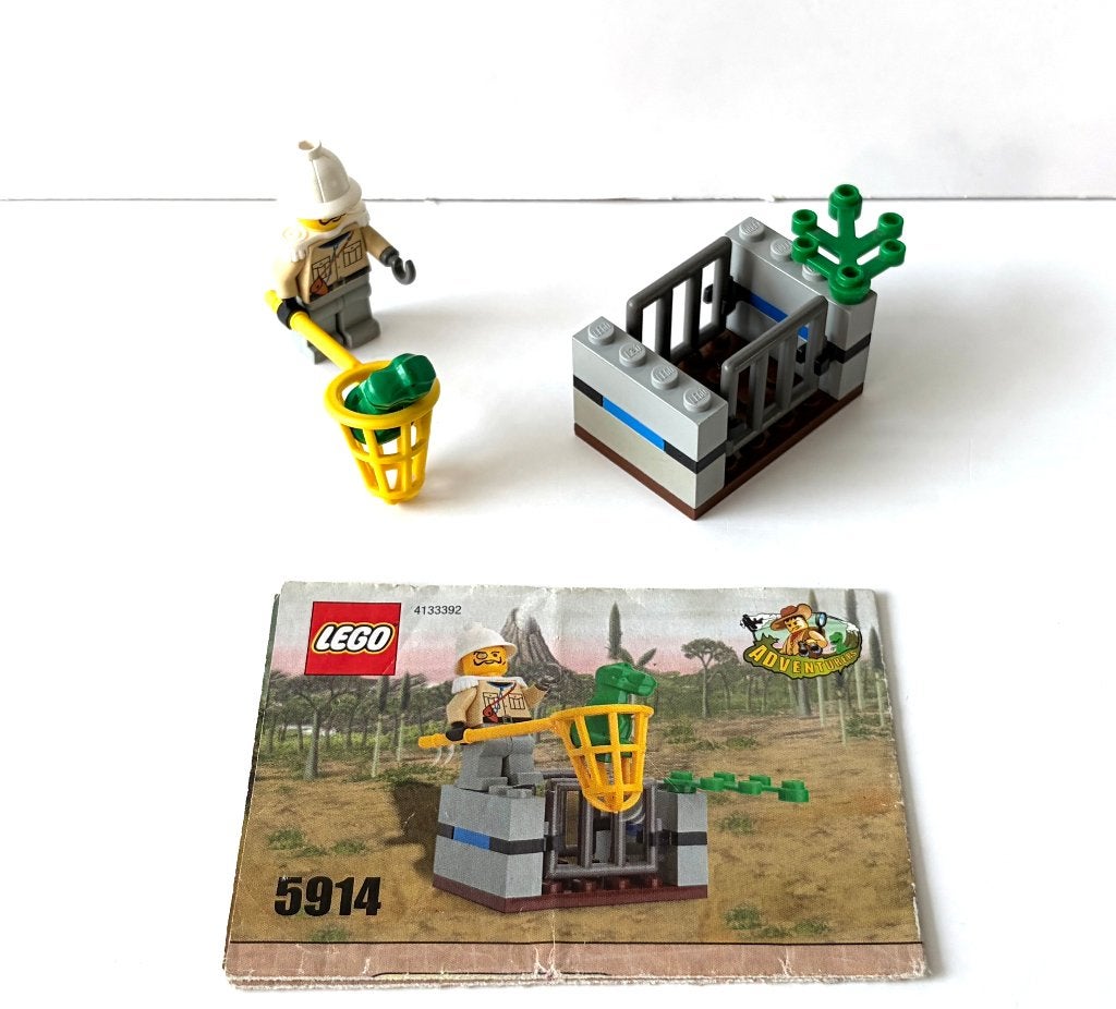 Lego Adventurers no. 5914: Baby T-Rex Trap, Overige thema's, Lego, Ophalen of Verzenden, Complete set