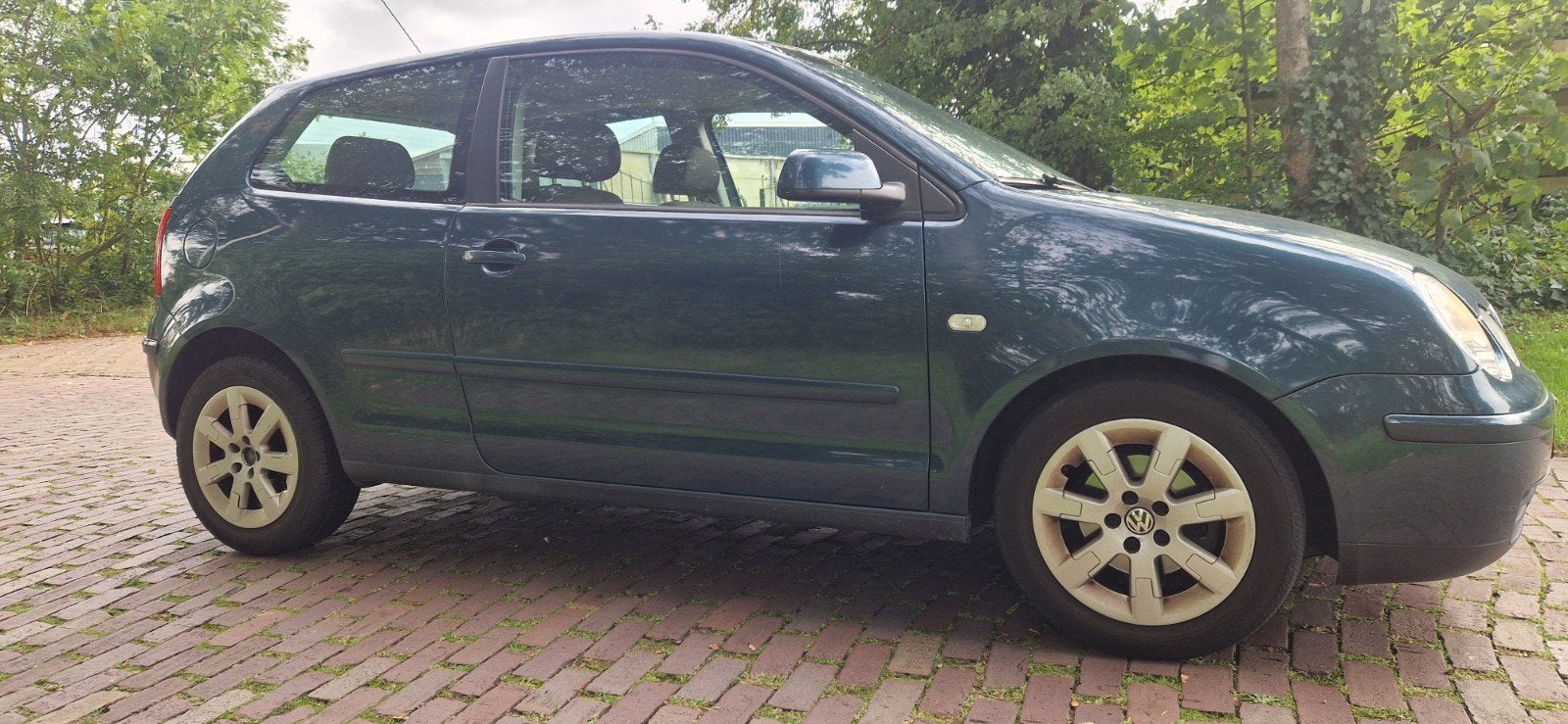 Volkswagen Polo 1.4 55KW 2004 Groen 2e eigenaar APK 03-2027, Auto's, Voorwielaandrijving, 4 cilinders, Origineel Nederlands, Bedrijf