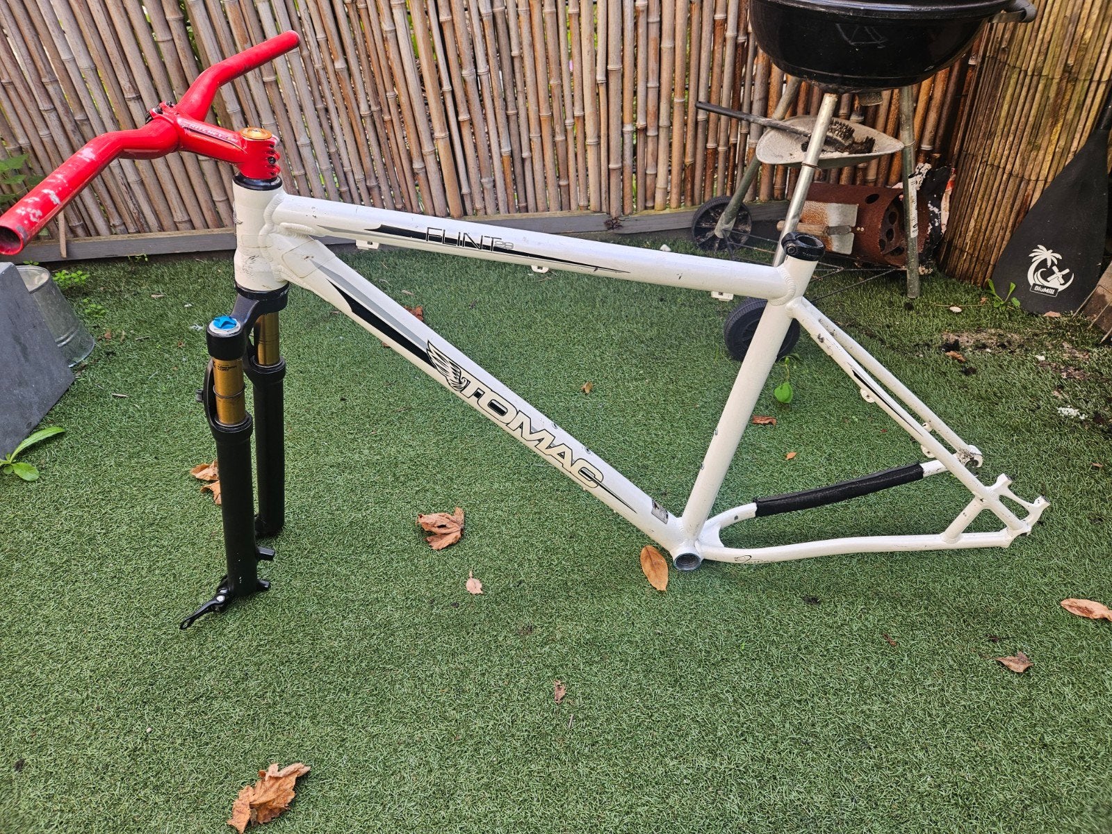 Tomac Flint frameset te koop, Ophalen, Frame, Gebruikt, Aluminium