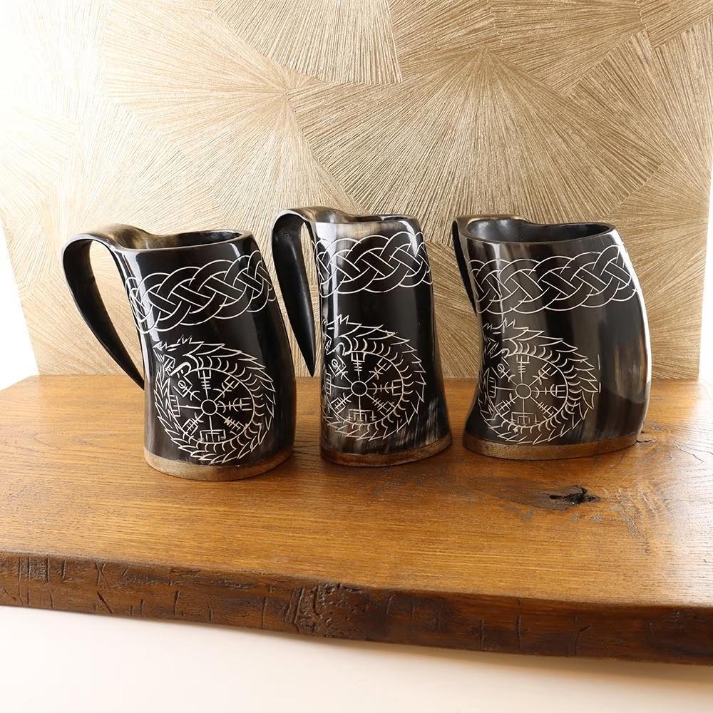 Viking drink bekers - Viking mok - Vikings - Hoorn beker, Cave & Garden, Verzenden, Nieuw, Kouwe Hoek 1B, Waddinxveen