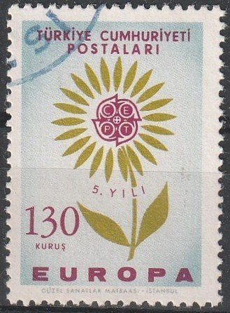5352. Turkije 1918 gest. Europa, Ophalen of Verzenden, Overige landen, Gestempeld